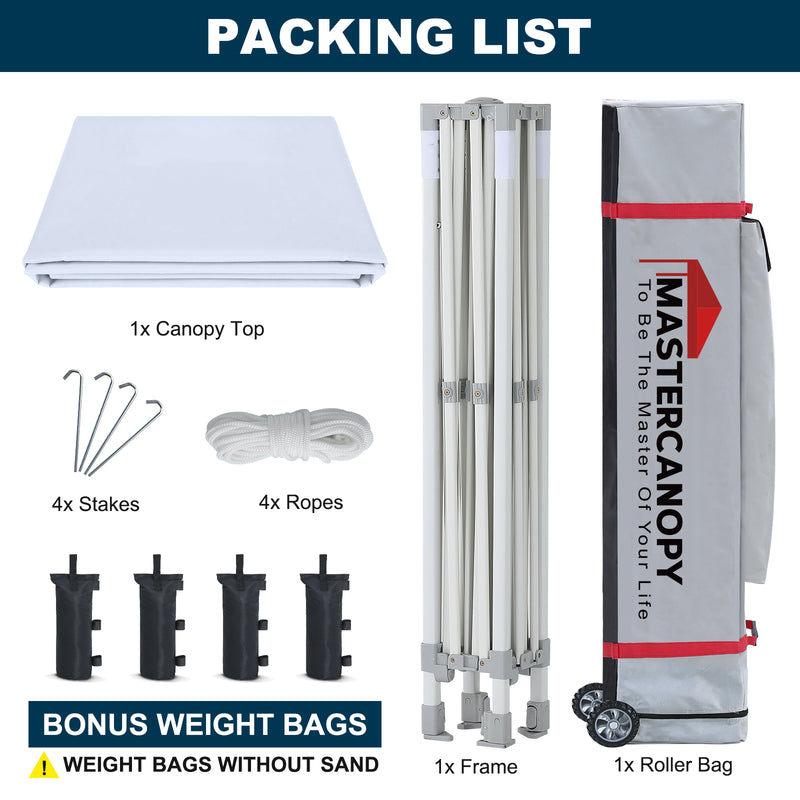Load image into Gallery viewer, Mastercanopy Lite-30 Commercial Canopy Tent Instant Shelter - 10x10, 10x15, 10x20