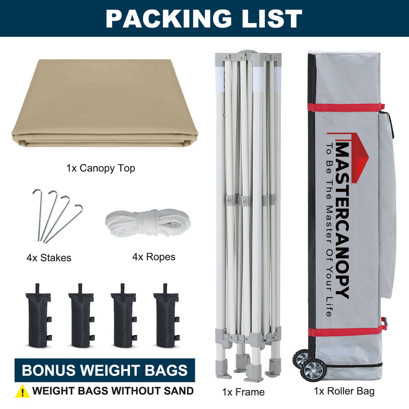 Load image into Gallery viewer, Mastercanopy Lite-30 Commercial Canopy Tent Instant Shelter - 10x10, 10x15, 10x20
