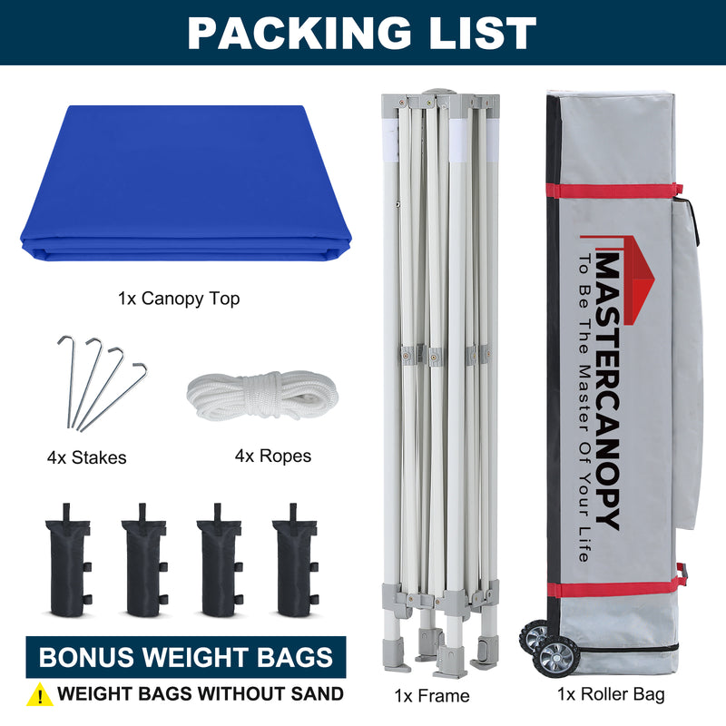 Load image into Gallery viewer, Mastercanopy Lite-30 Commercial Canopy Tent Instant Shelter - 10x10, 10x15, 10x20