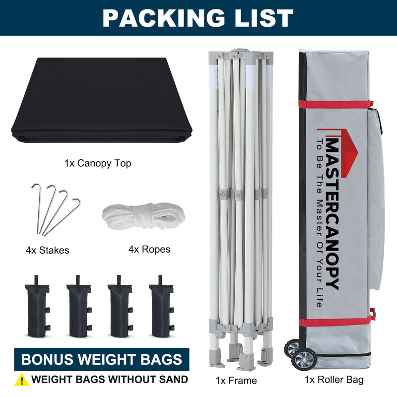Load image into Gallery viewer, Mastercanopy Lite-30 Commercial Canopy Tent Instant Shelter - 10x10, 10x15, 10x20