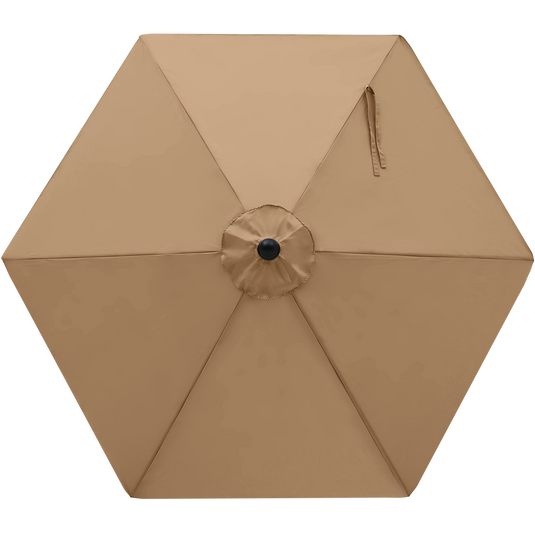 7.5FT Patio Umbrella Replacement Canopy for 6 Ribs