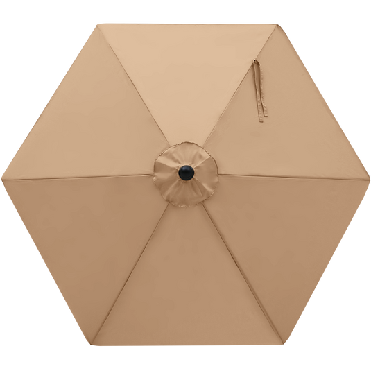 7.5FT Patio Umbrella Replacement Canopy for 6 Ribs