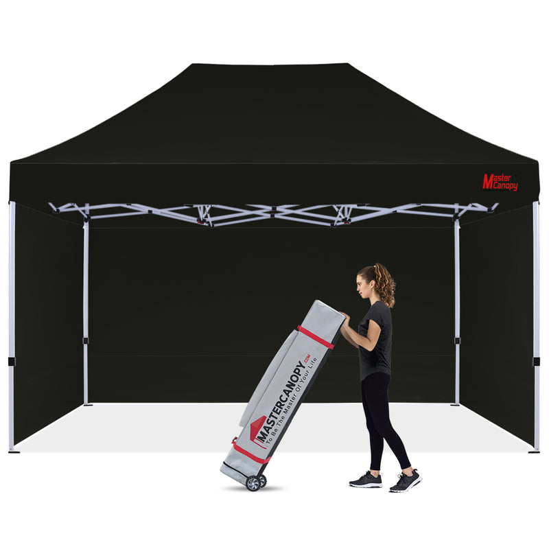 Load image into Gallery viewer, Commercial Series Pop‑up Canopy Tent with Sidewalls – 10x10, 10x15, 10x20