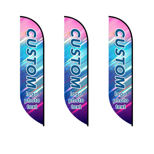 Custom Feather Flag 8 FT, 10 FT, 12 FT