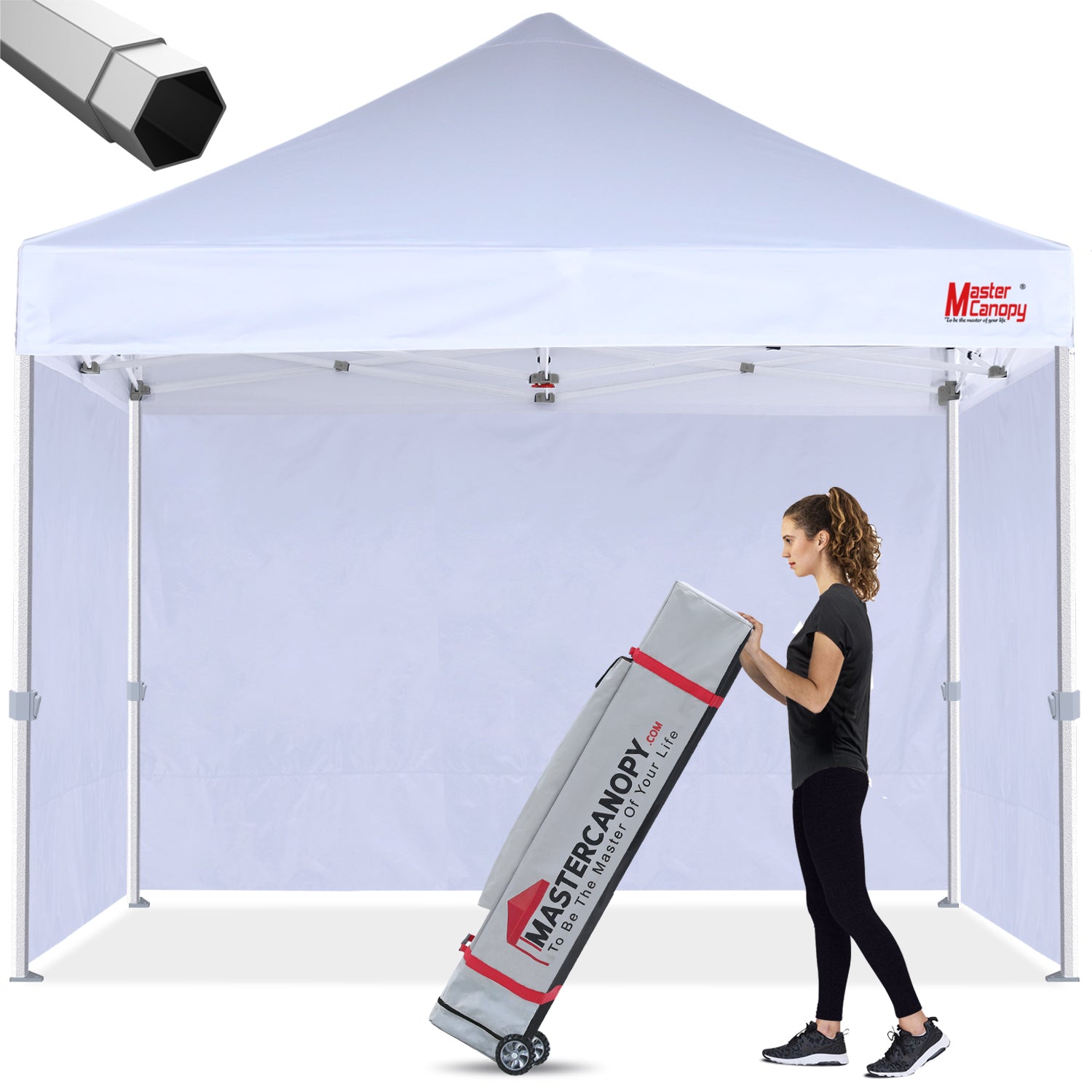 Premium+ Series Heavy Duty Instant Canopy Tent with Sidewalls