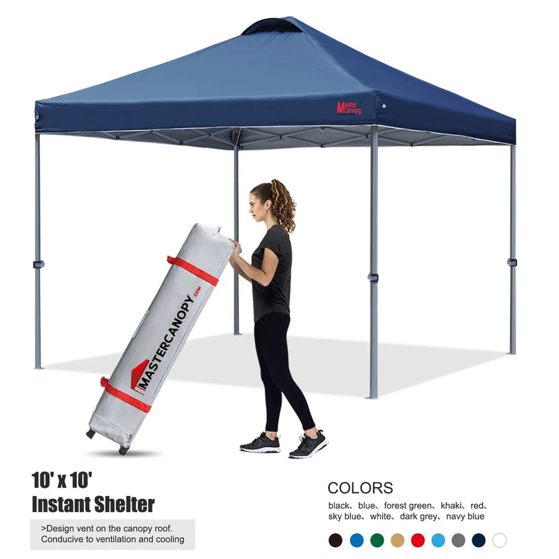Load image into Gallery viewer, Leisure Sports Durable Ez Pop-up 8x8/10x10/ Canopy Tent With Vented Top-CA