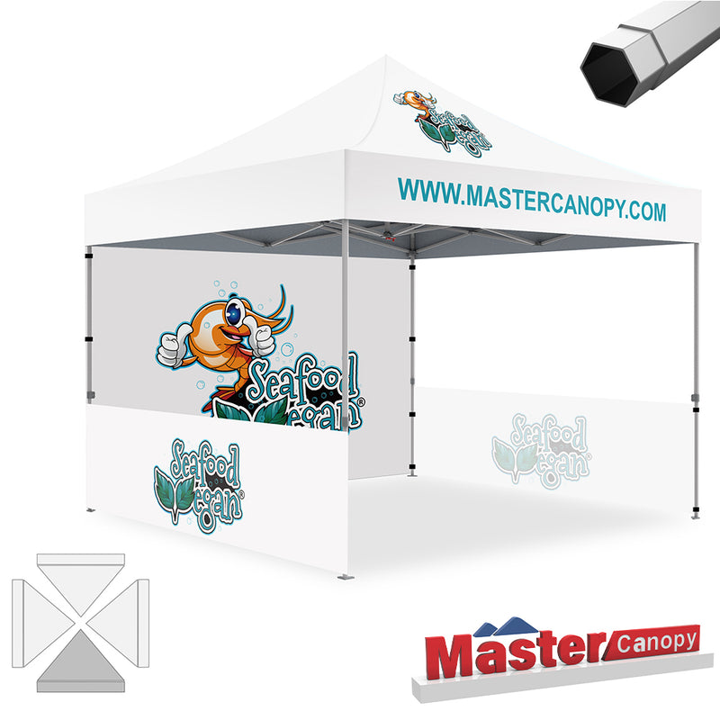 Load image into Gallery viewer, Premium+ Series Custom Canopy Tent 10x10 Heavy Duty Pop‑up Personalized