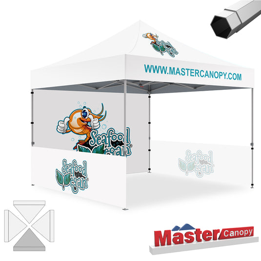 Premium+ Series Custom Canopy Tent 10x10 Heavy Duty Pop‑up Personalized