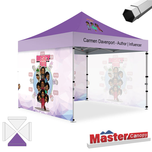 Premium+ Series Custom Canopy Tent 10x10 Heavy Duty Pop‑up Personalized