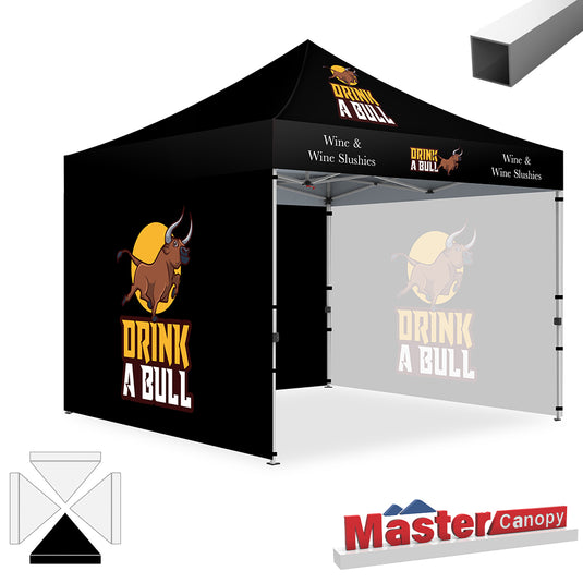 Commercial Series Custom Canopy Tent 10x10 Deluxe Easy Pop‑up Personalized