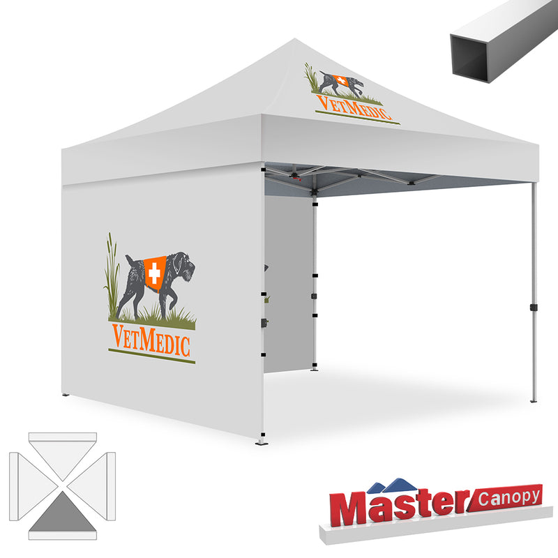 Load image into Gallery viewer, Commercial Series Custom Canopy Tent 10x10 Deluxe Easy Pop‑up Personalized
