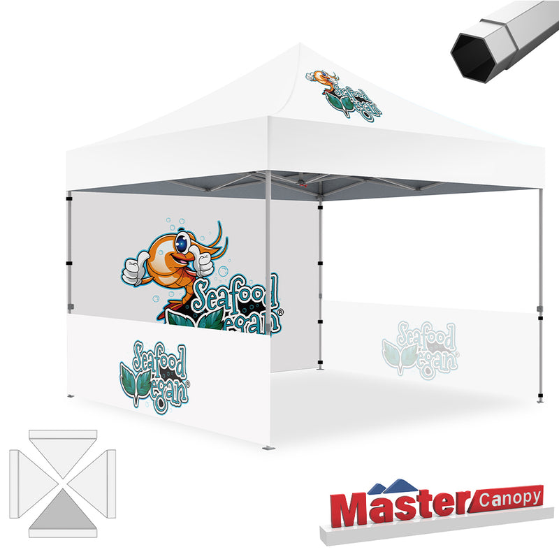 Load image into Gallery viewer, Premium+ Series Custom Canopy Tent 10x10 Heavy Duty Pop‑up Personalized