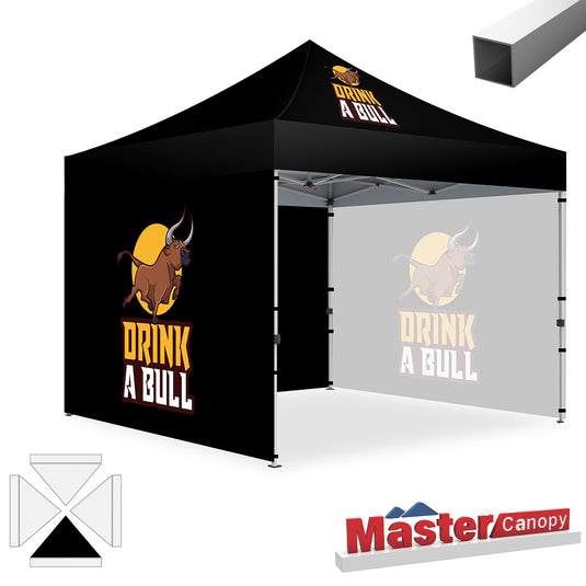 Commercial Series Custom Canopy Tent 10x10 Deluxe Easy Pop‑up Personalized