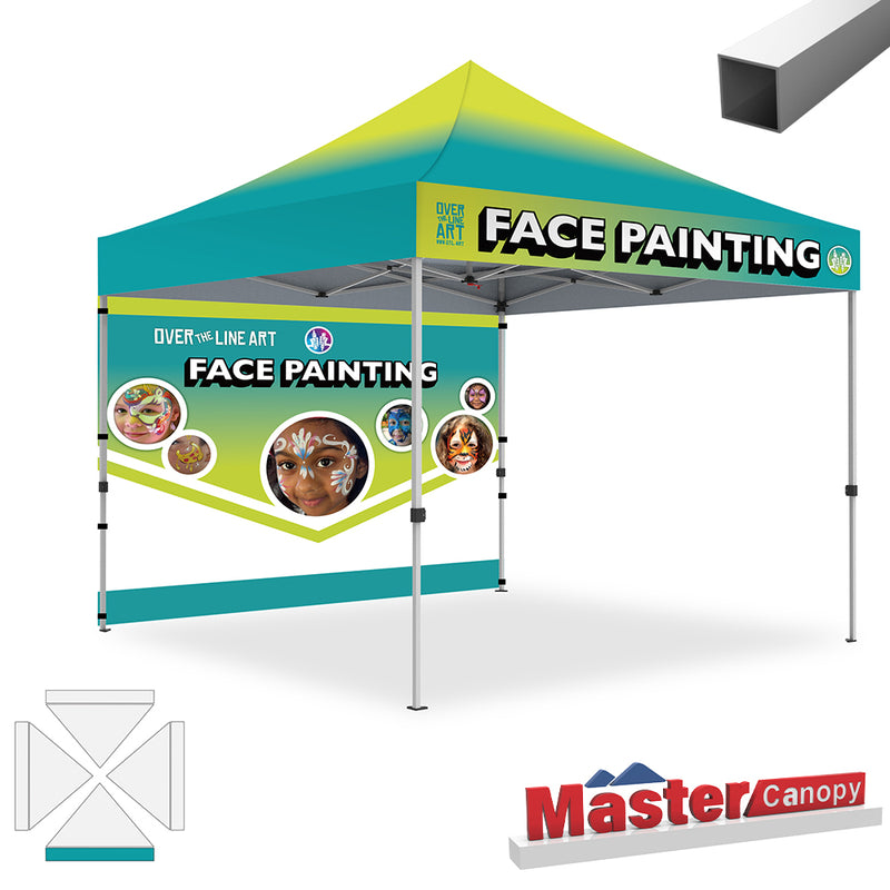 Load image into Gallery viewer, Commercial Series Custom Canopy Tent 10x10 Deluxe Easy Pop‑up Personalized