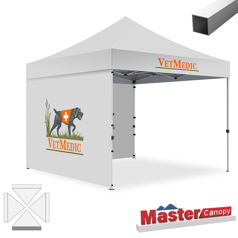 Load image into Gallery viewer, Commercial Series Custom Canopy Tent 10x10 Deluxe Easy Pop‑up Personalized