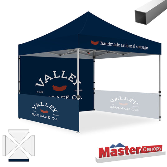 Commercial Series Custom Canopy Tent 10x10 Deluxe Easy Pop‑up Personalized