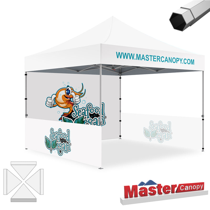Load image into Gallery viewer, Premium+ Series Custom Canopy Tent 10x10 Heavy Duty Pop‑up Personalized