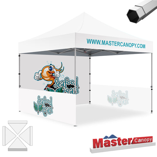 Premium+ Series Custom Canopy Tent 10x10 Heavy Duty Pop‑up Personalized