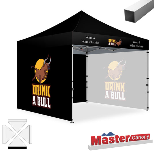 Commercial Series Custom Canopy Tent 10x10 Deluxe Easy Pop‑up Personalized