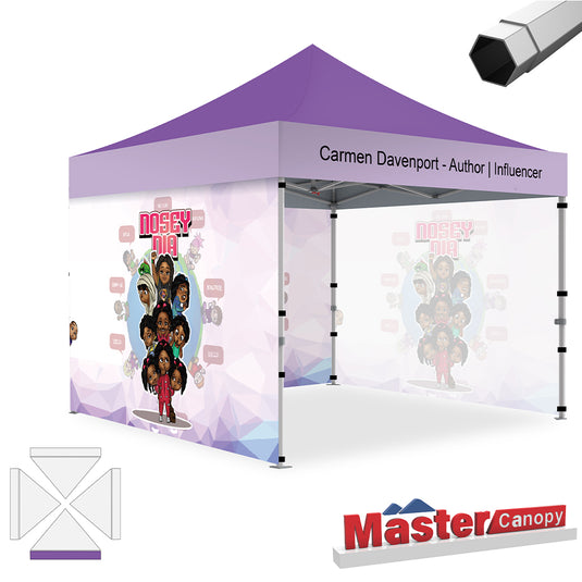 Premium+ Series Custom Canopy Tent 10x10 Heavy Duty Pop‑up Personalized