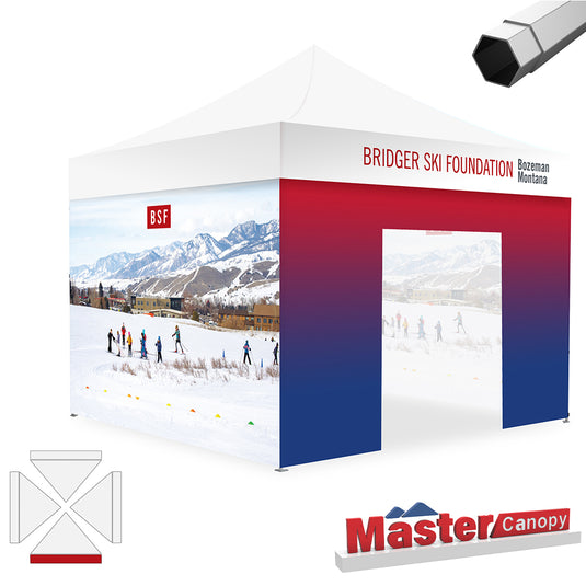 Premium+ Series Custom Canopy Tent 10x10 Heavy Duty Pop‑up Personalized