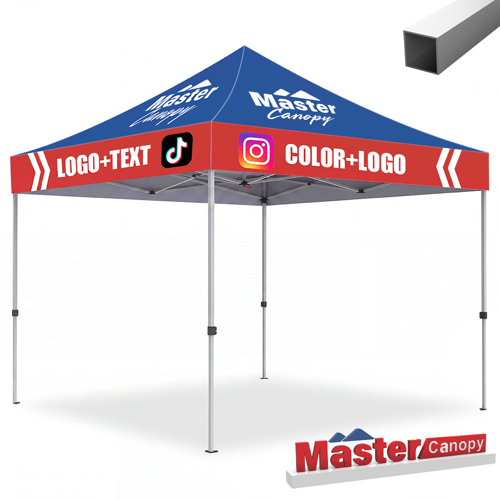 Mastercanopy Lite-30/Core-35 Commercial Custom Canopy Tent 10x10 Easy
