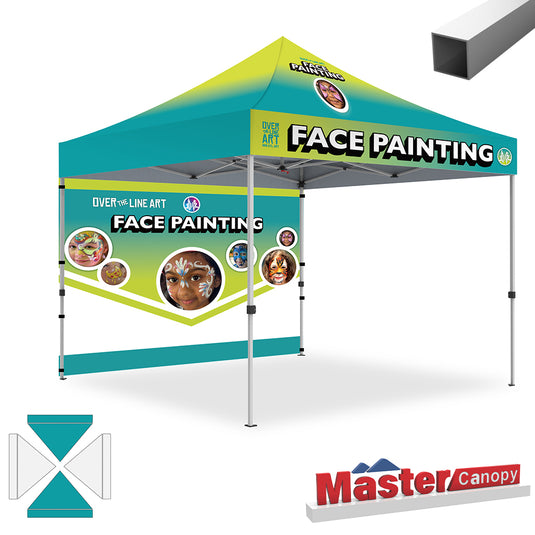 Commercial Series Custom Canopy Tent 10x10 Deluxe Easy Pop‑up Personalized