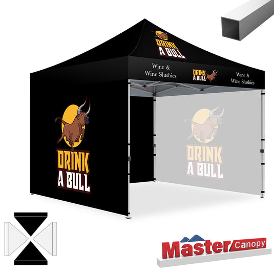 Commercial Series Custom Canopy Tent 10x10 Deluxe Easy Pop‑up Personalized