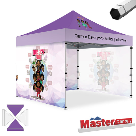 Premium+ Series Custom Canopy Tent 10x10 Heavy Duty Pop‑up Personalized