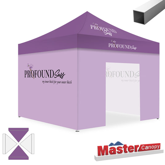Commercial Series Custom Canopy Tent 10x10 Deluxe Easy Pop‑up Personalized