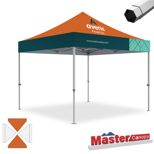 Premium+ Series Custom Canopy Tent 10x10 Heavy Duty Pop‑up Personalized