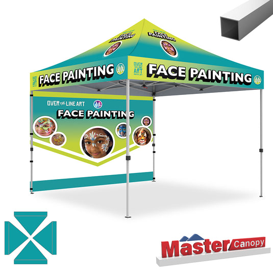 Commercial Series Custom Canopy Tent 10x10 Deluxe Easy Pop‑up Personalized