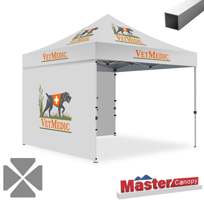 Load image into Gallery viewer, Commercial Series Custom Canopy Tent 10x10 Deluxe Easy Pop‑up Personalized