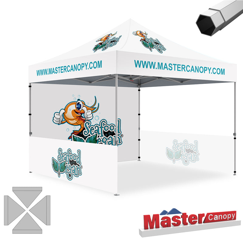 Load image into Gallery viewer, Premium+ Series Custom Canopy Tent 10x10 Heavy Duty Pop‑up Personalized