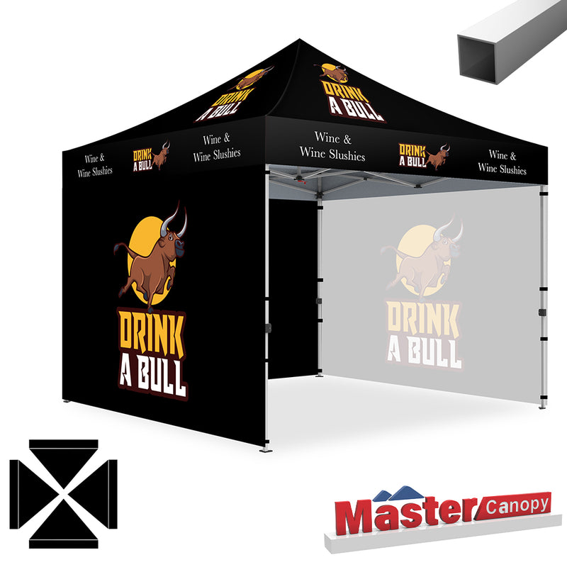 Load image into Gallery viewer, Commercial Series Custom Canopy Tent 10x10 Deluxe Easy Pop‑up Personalized