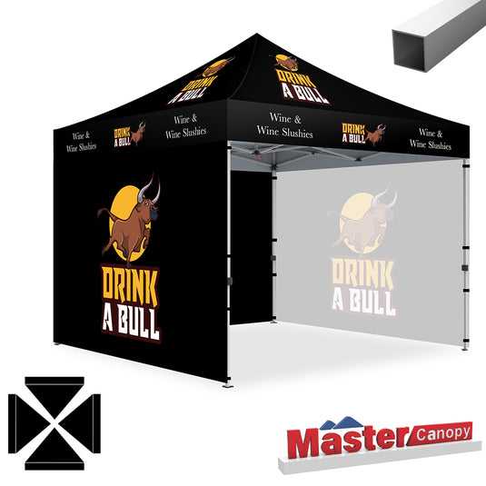 Commercial Series Custom Canopy Tent 10x10 Deluxe Easy Pop‑up Personalized