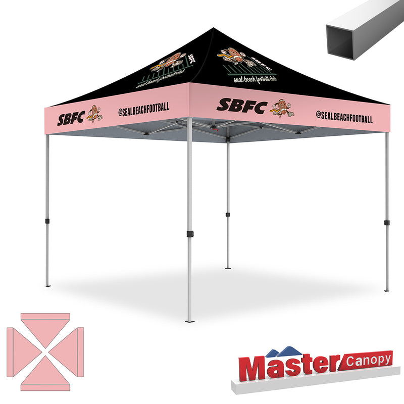 Load image into Gallery viewer, Commercial Series Custom Canopy Tent 10x10 Deluxe Easy Pop‑up Personalized