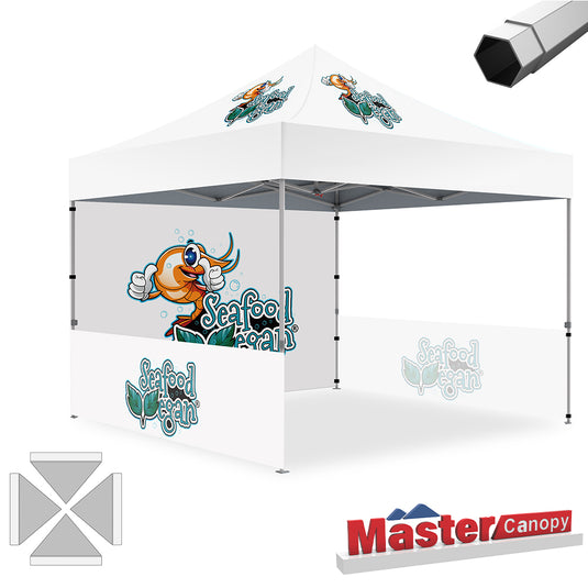 Premium+ Series Custom Canopy Tent 10x10 Heavy Duty Pop‑up Personalized