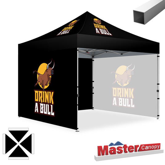 Commercial Series Custom Canopy Tent 10x10 Deluxe Easy Pop‑up Personalized