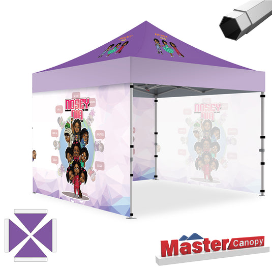 Premium+ Series Custom Canopy Tent 10x10 Heavy Duty Pop‑up Personalized