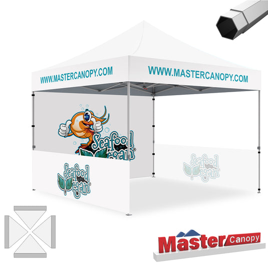 Premium+ Series Custom Canopy Tent 10x10 Heavy Duty Pop‑up Personalized