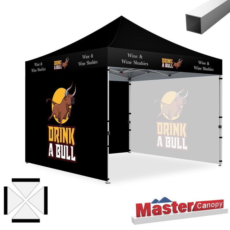 Load image into Gallery viewer, Commercial Series Custom Canopy Tent 10x10 Deluxe Easy Pop‑up Personalized