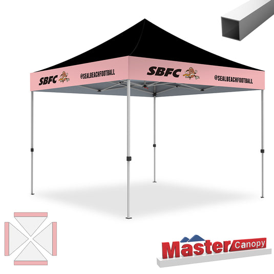 Commercial Series Custom Canopy Tent 10x10 Deluxe Easy Pop‑up Personalized
