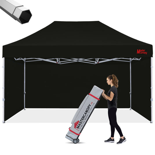 Premium+ Series Heavy Duty Instant Canopy with Sidewalls – 10x10, 10x15, 10x20