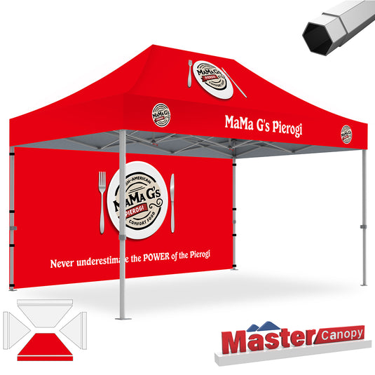 Premium+ Series Custom Canopy Tent 10x15 Heavy Duty Pop‑up Personalized