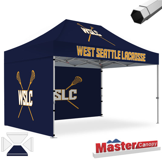 Premium+ Series Custom Canopy Tent 10x15 Heavy Duty Pop‑up Personalized