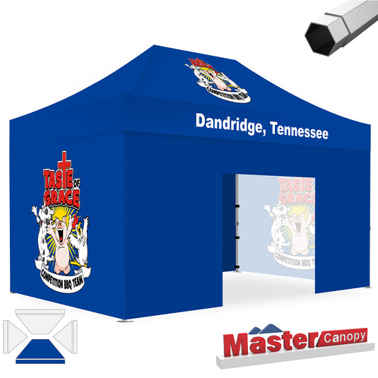 Premium+ Series Custom Canopy Tent 10x15 Heavy Duty Pop‑up Personalized