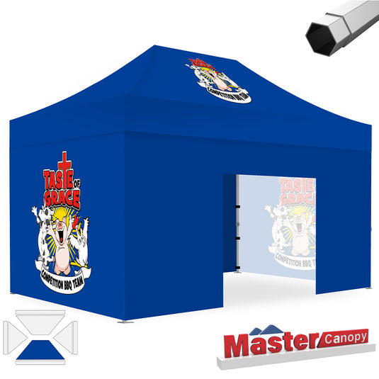 Premium+ Series Custom Canopy Tent 10x15 Heavy Duty Pop‑up Personalized
