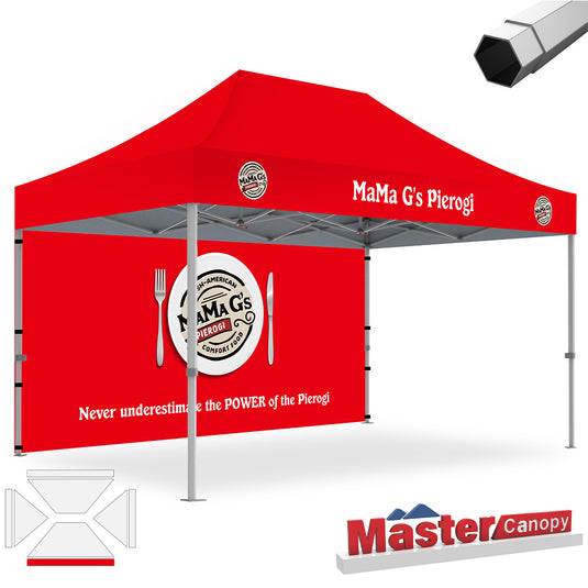 Premium+ Series Custom Canopy Tent 10x15 Heavy Duty Pop‑up Personalized
