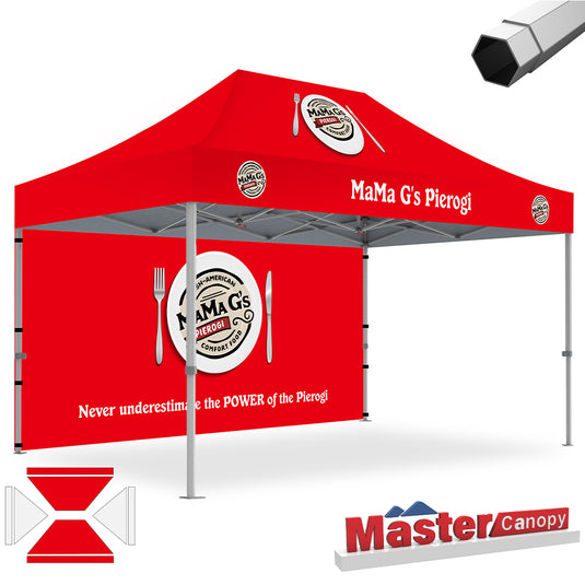 Premium+ Series Custom Canopy Tent 10x15 Heavy Duty Pop‑up Personalized